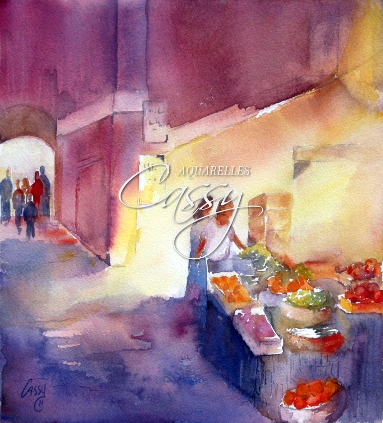 Marche de Moulin 32 cm X 29 cm